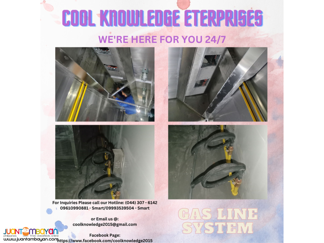 gas line system - supply and installation - bulacan