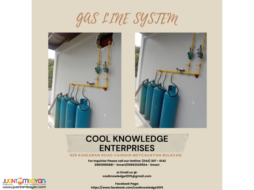 gas line system - supply and installation - bulacan