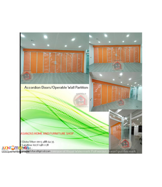 ACCORDION DOORS/OPERABLE WALL PARTITION (FACTORY PRICE)