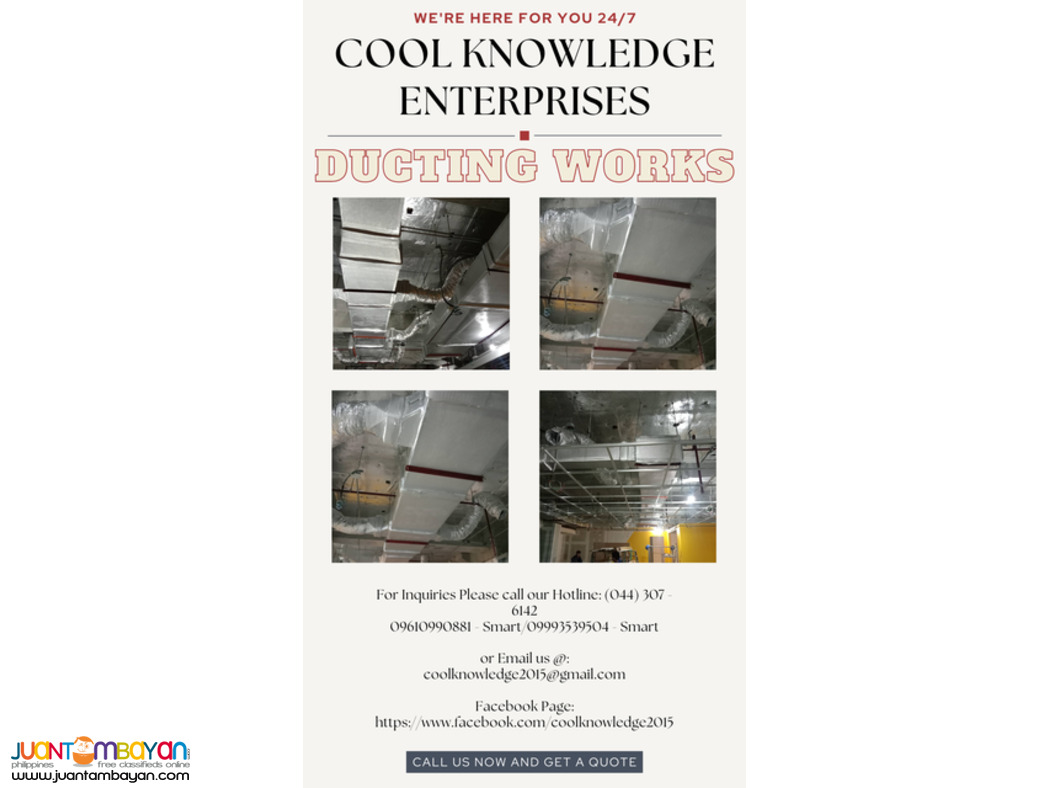 - - supply and installation , ducting works - -