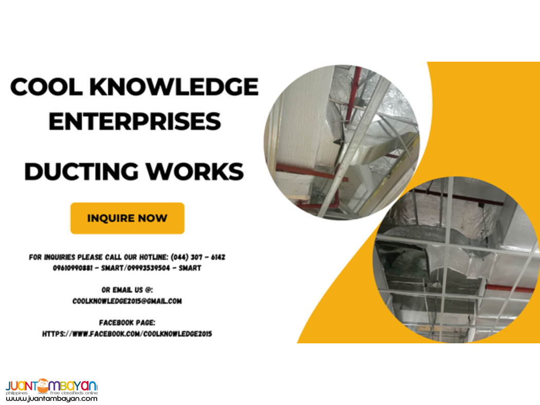 [ fabricate , supply & installation ] ducting works