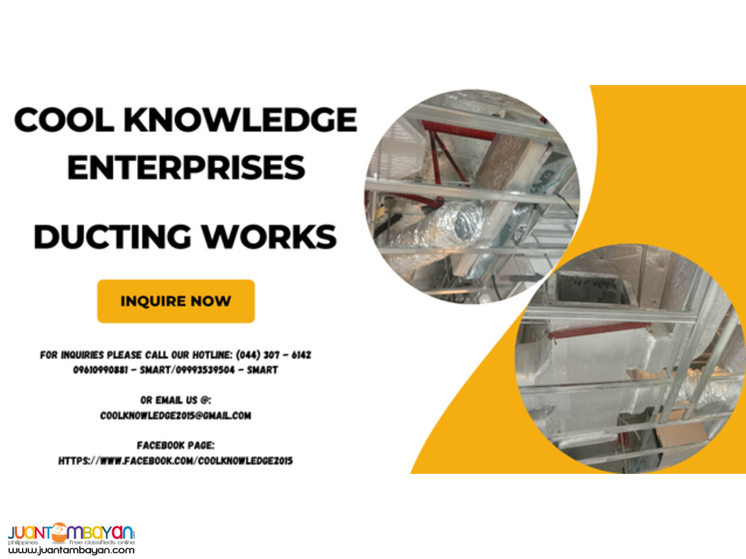 [ fabricate , supply & installation ] ducting works