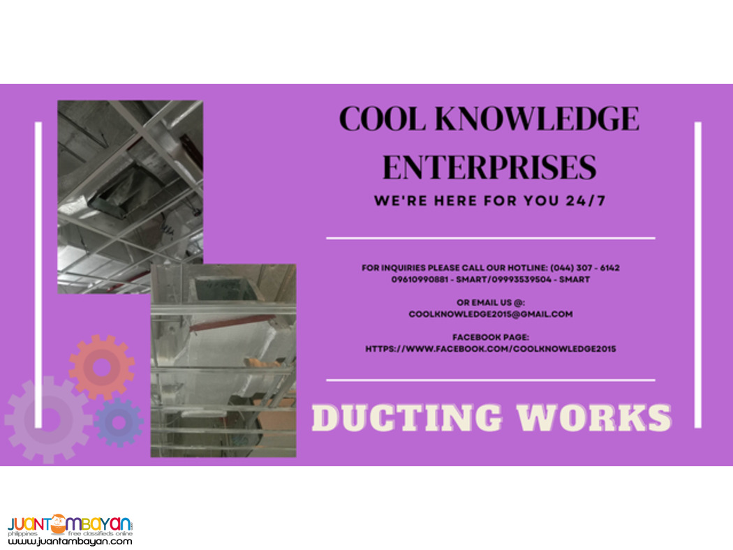 *ducting works supply and installation*