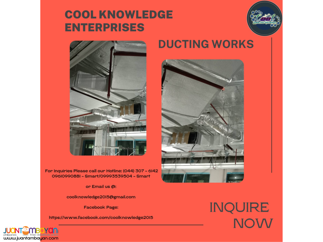 meycauayan,bulacan - we supply and install of ducting works