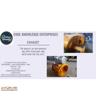 EXHAUST / FRESH AIR BLOWER SYSTEM -- INSTALLATION