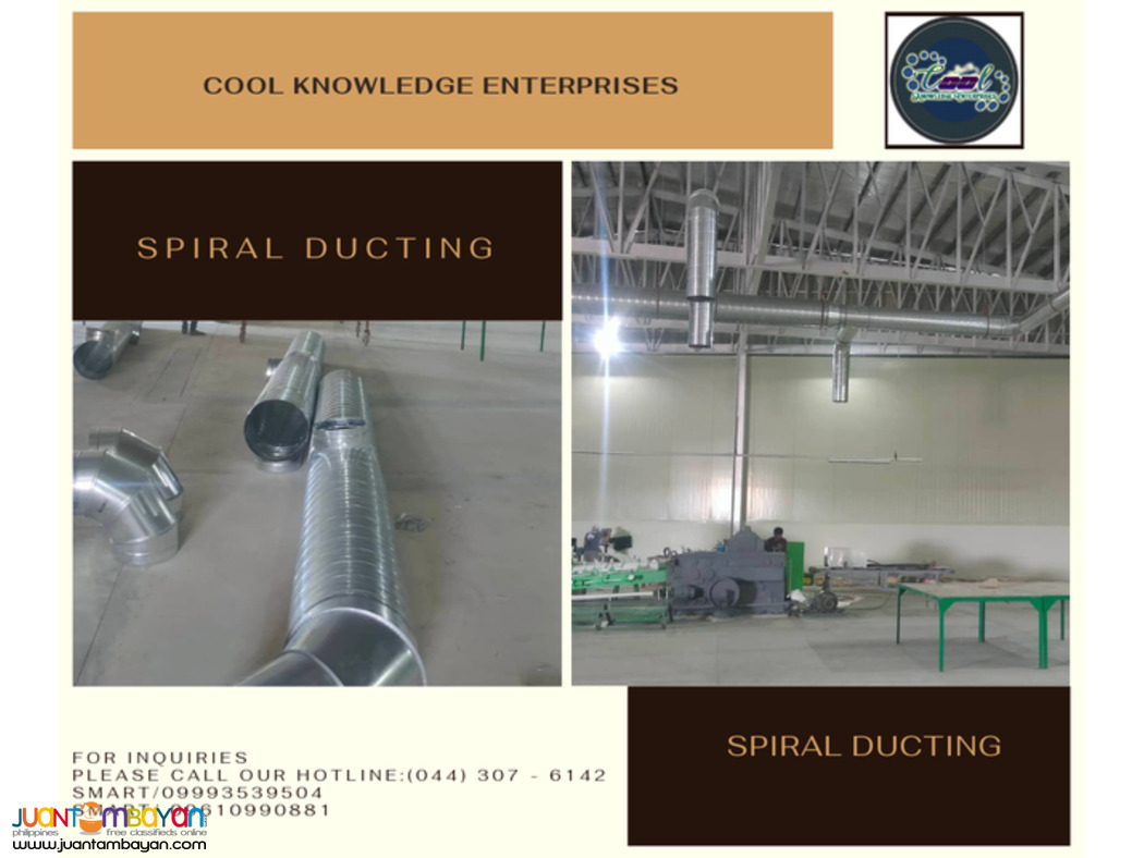 bulacan -- supply and installation of spiral duct