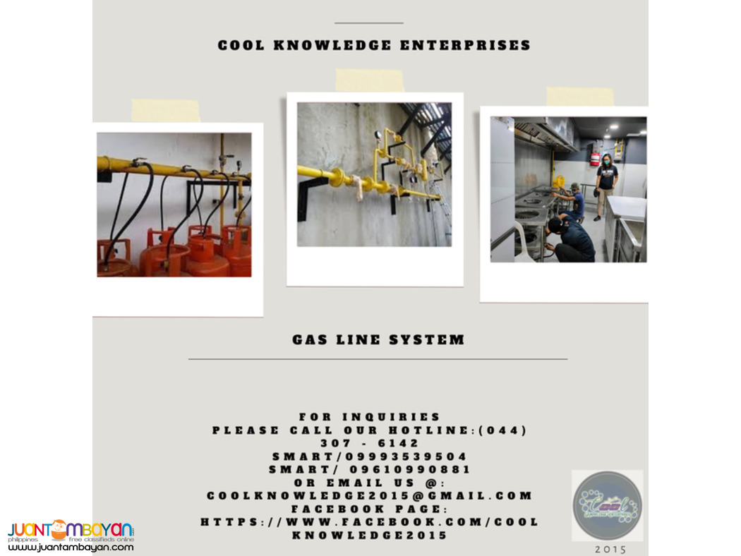 WE SUPPLY AND INSTALL "GAS LINE"