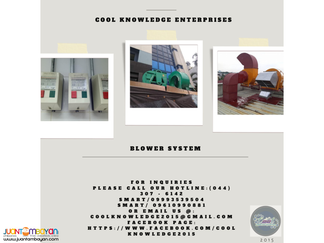 WE SUPPLY AND INSTALL EXHAUST & BLOWER SYSTEM 