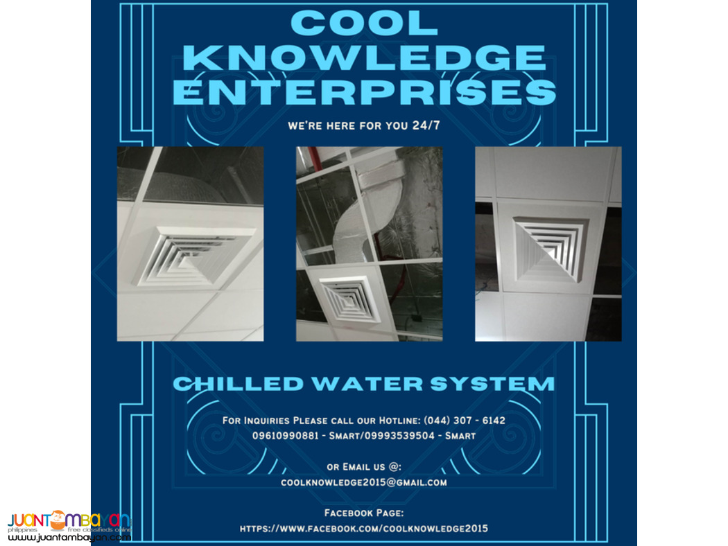 bulacan/manila -- we supply and install of chilled water system