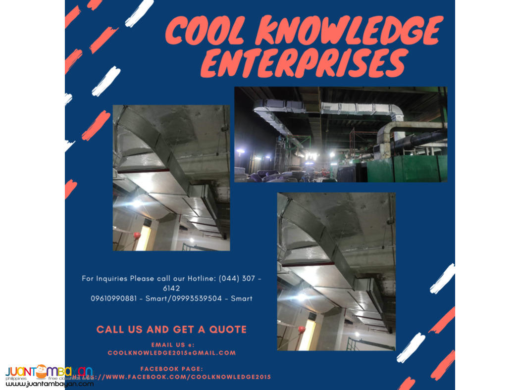 ducting works ' fabricate - supply & installation '