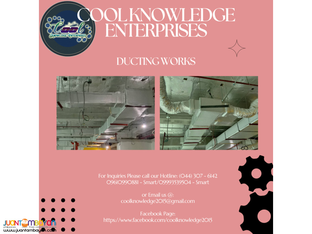 ducting works - installation , fabricate , supply , services