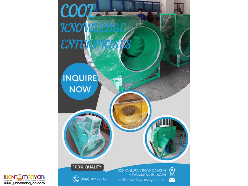 fresh air blower system | fabricate - supply & installation