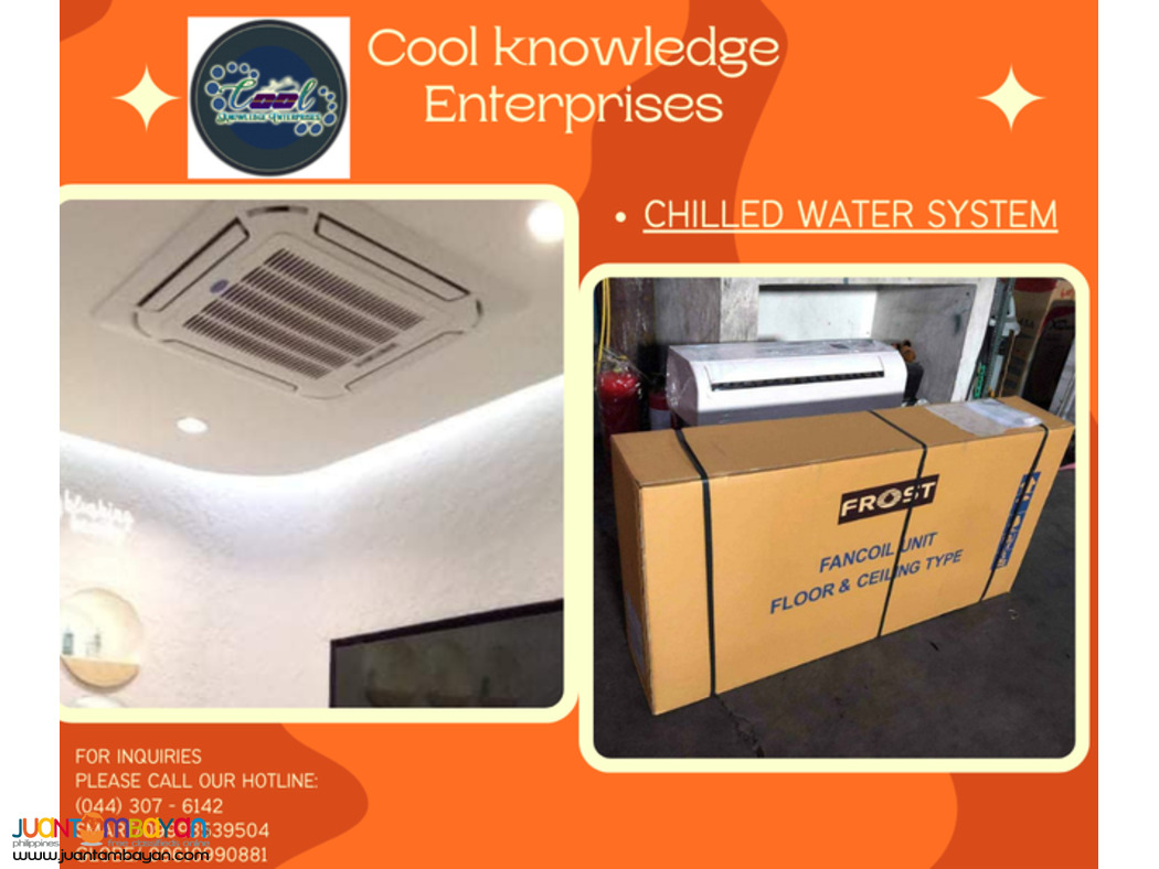 chilled water system -- supply and installation,fabricate