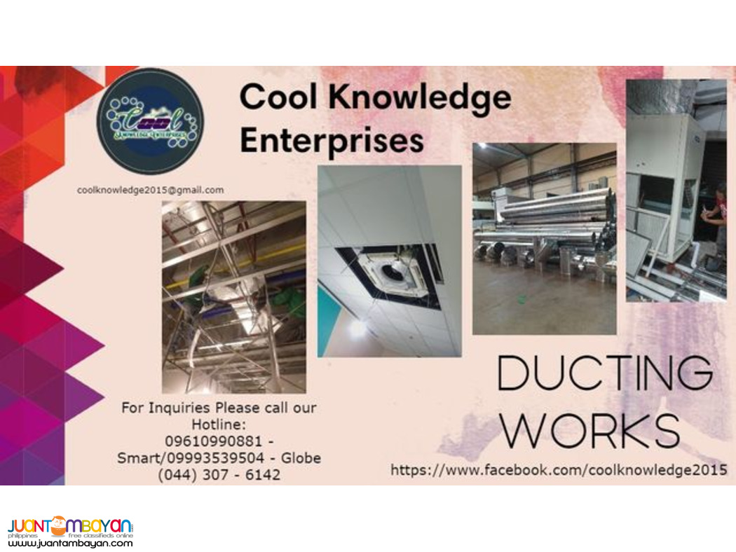 ducting works -- installation - supply - fabricate - bulacan