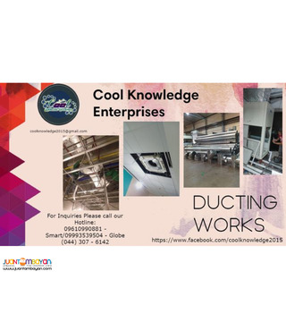 ducting works -- installation - supply - fabricate - bulacan