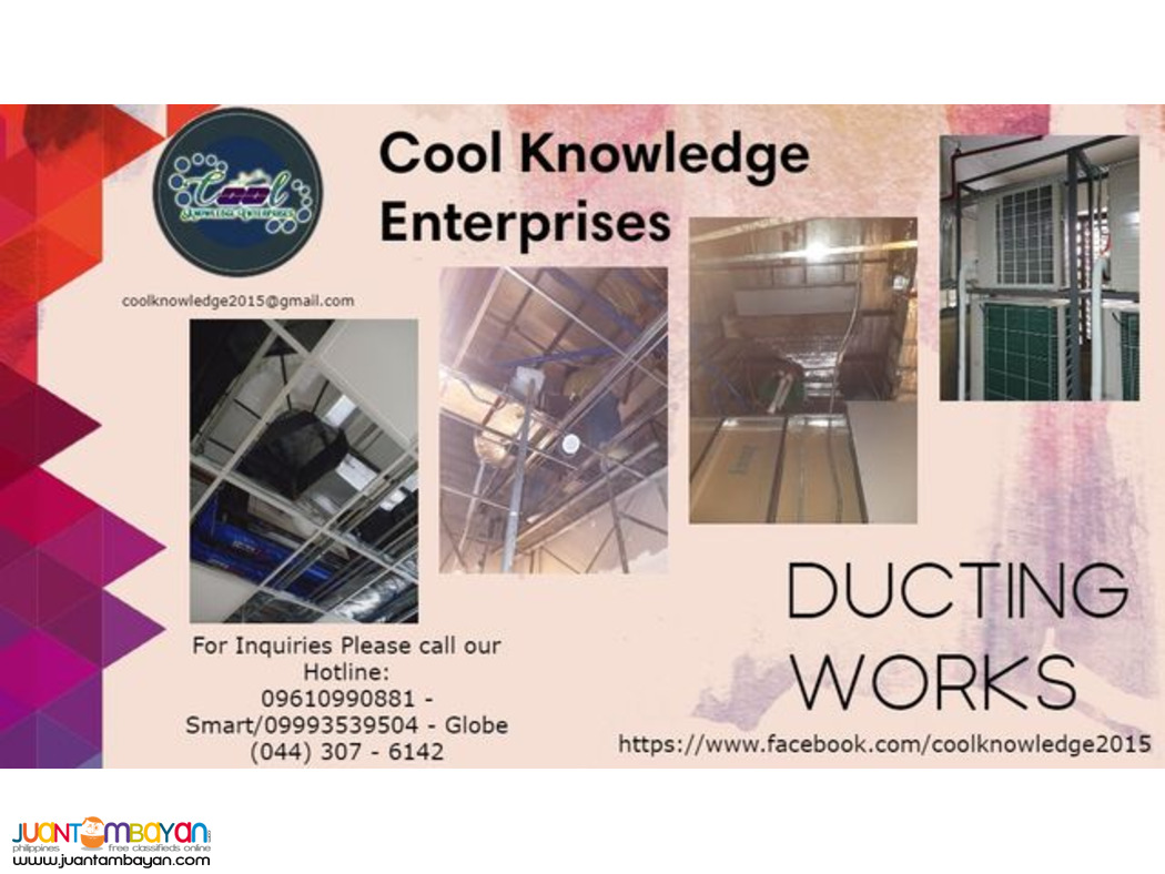 ducting works -- installation - supply - fabricate - bulacan