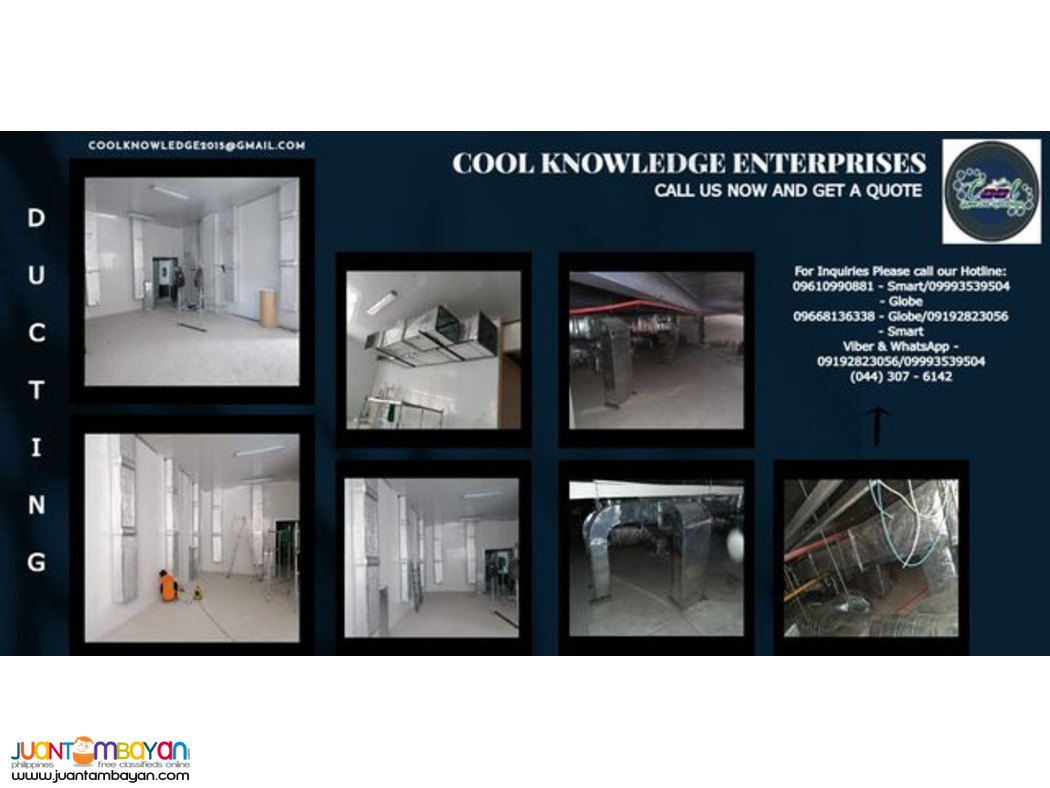 we install and supply of ducting works -- bulacan