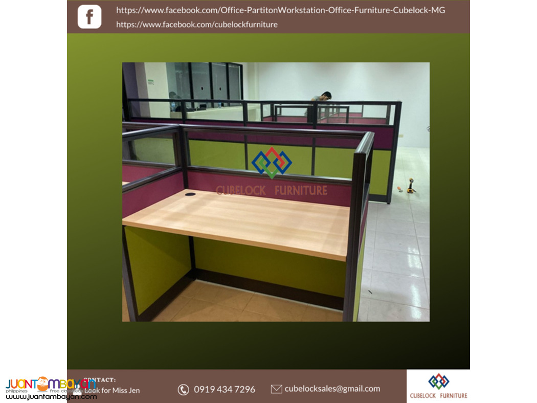 Office Modular and Cubicles Partitions Office Tables