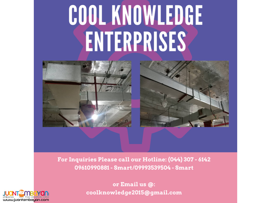 ducting works -- installation ,supply, services