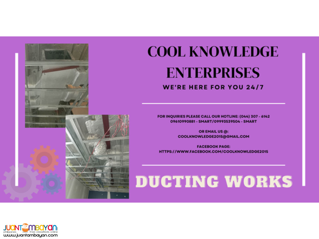 installation - supply - fabricate -- ducting works