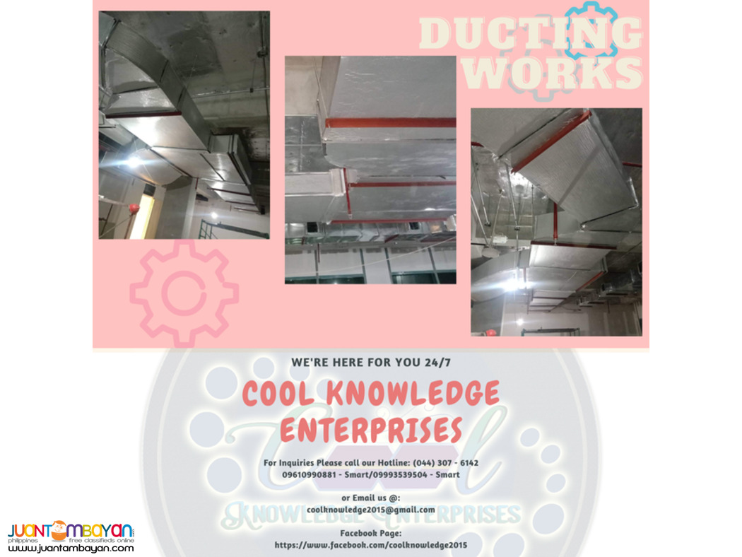 manila \ bulacan -- ducting works supply and install