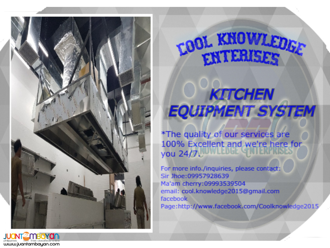 kitchen equipment system - - bulacan