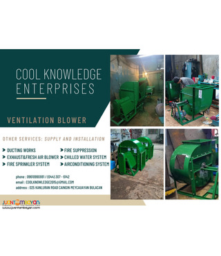 fresh air blower system [services, supply and installation]