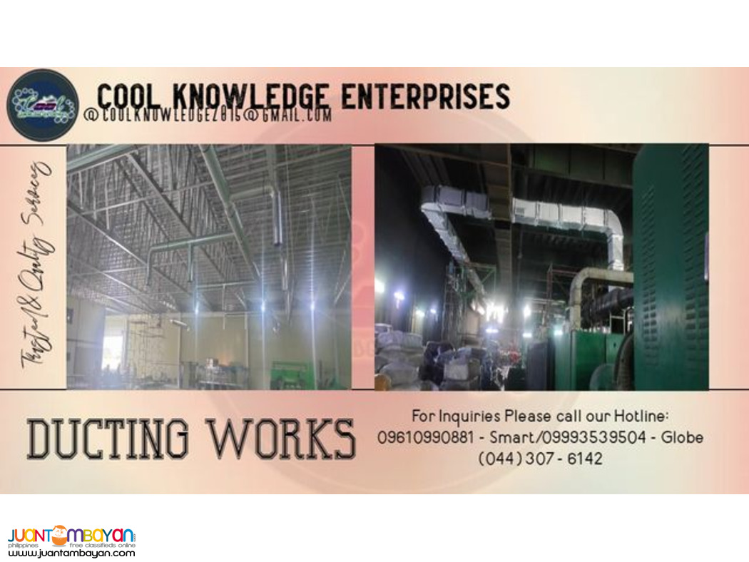 ducting works [ caingin meycauayan ] supply and installation