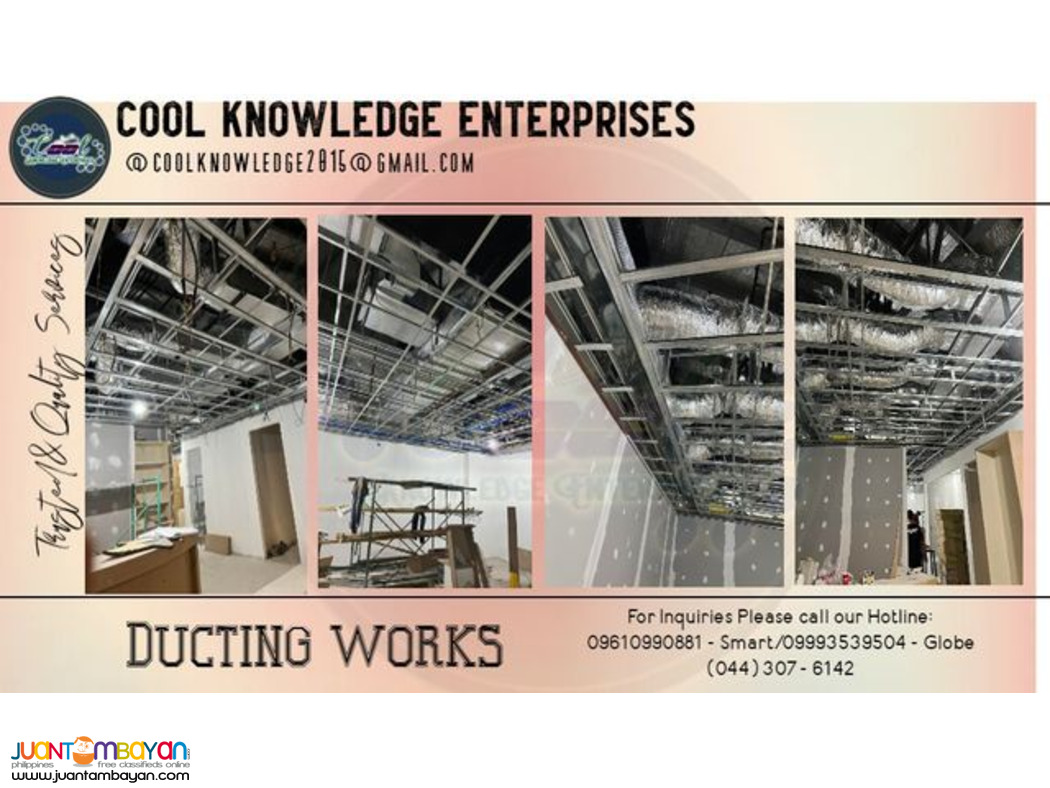 ducting works [ caingin meycauayan ] supply and installation