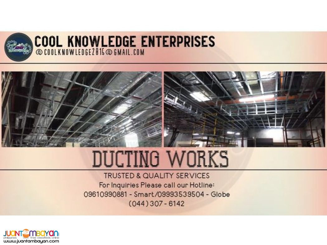 ducting works [ caingin meycauayan ] supply and installation