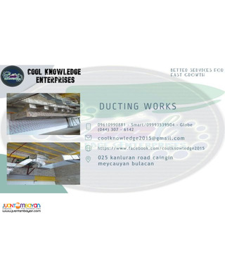 fabricate.supply.installation and services of ducting works