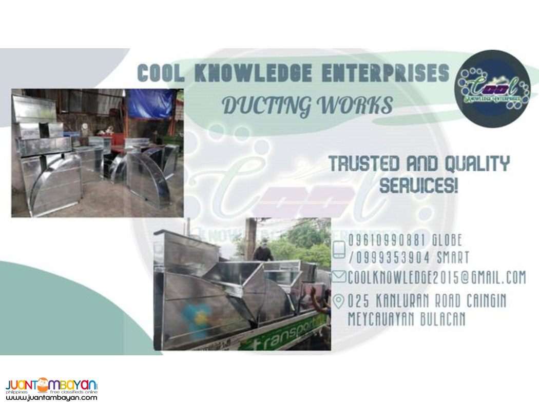 fabricate.supply.installation and services of ducting works