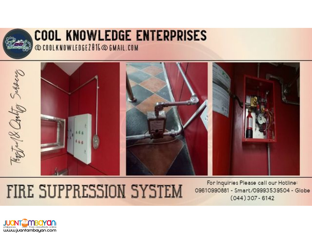 fire suppression -- we supply and install