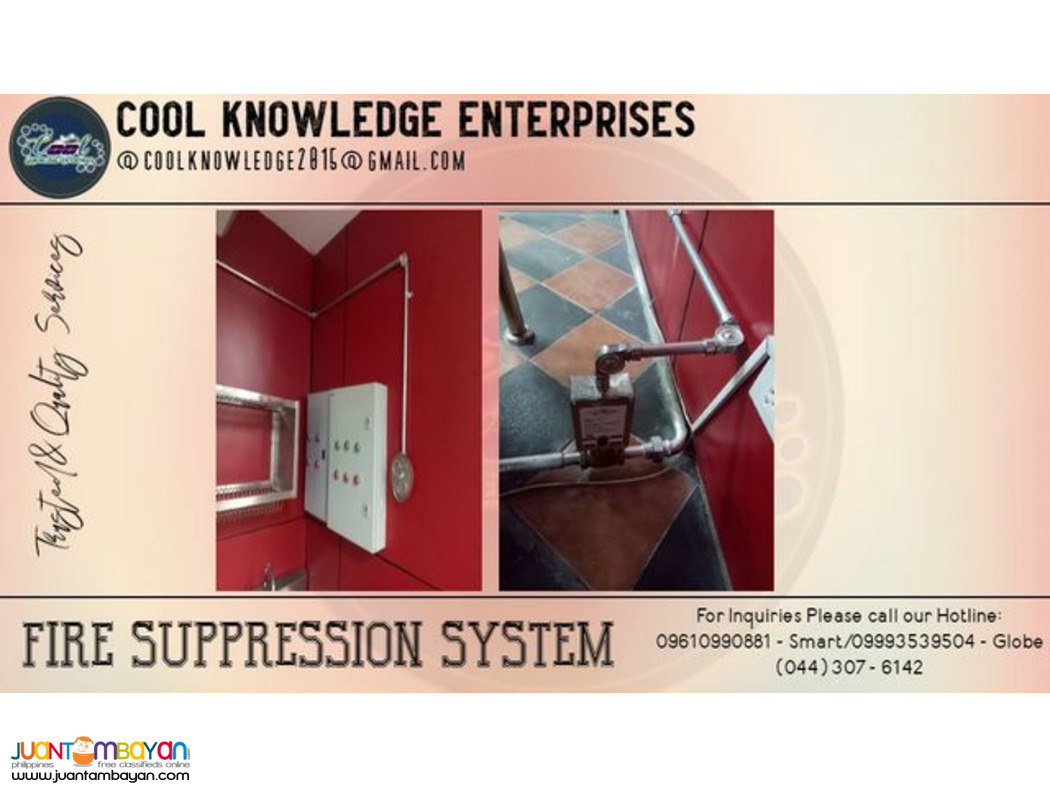 fire suppression -- we supply and install