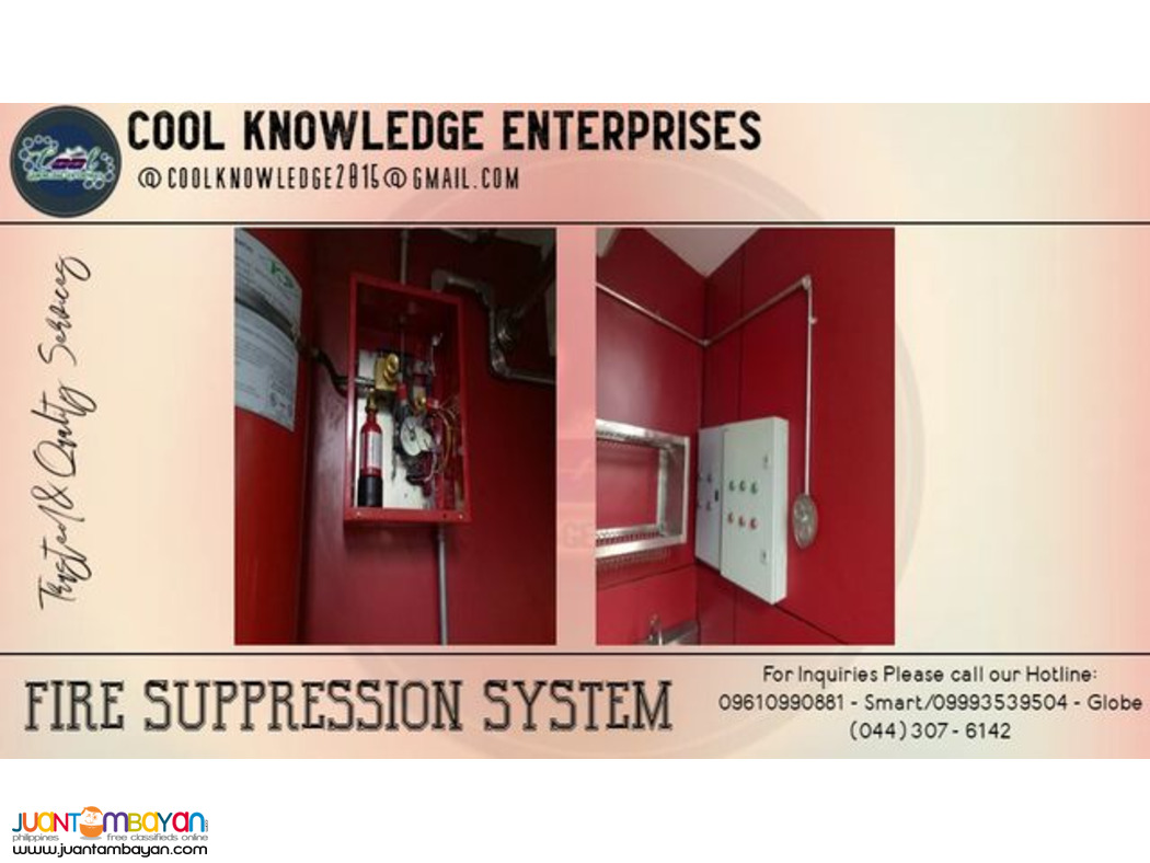 fire suppression -- we supply and install