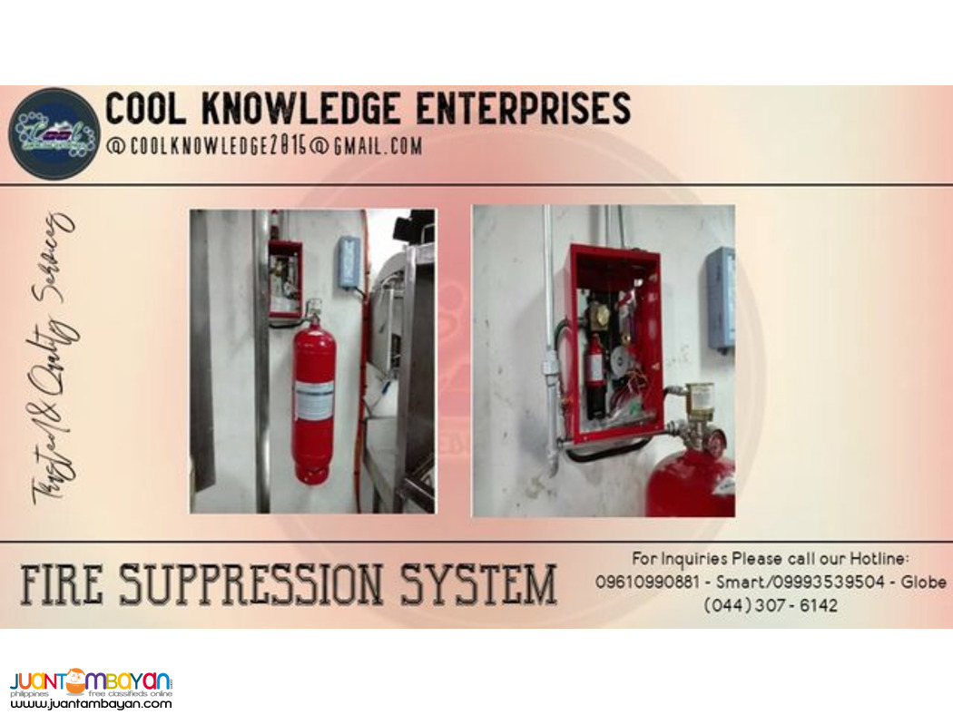 fire suppression -- services, supply and installation