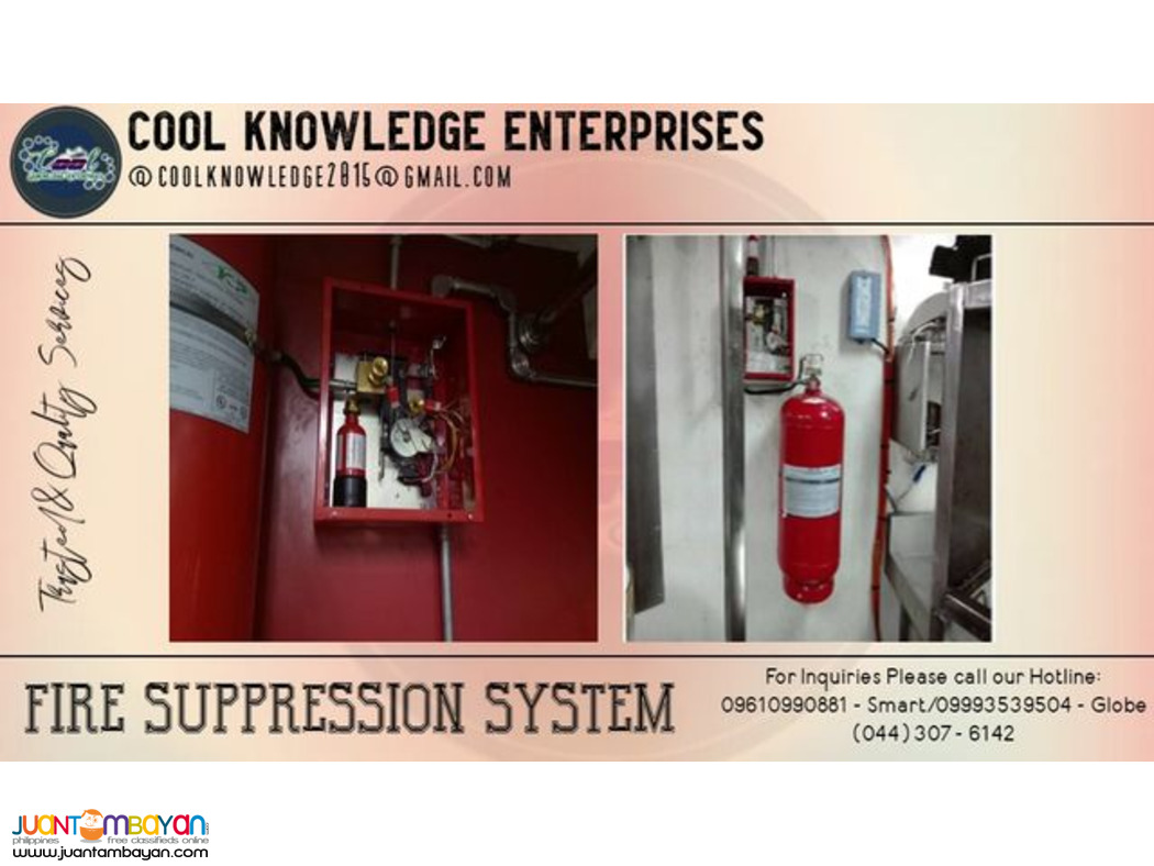 fire suppression -- services, supply and installation