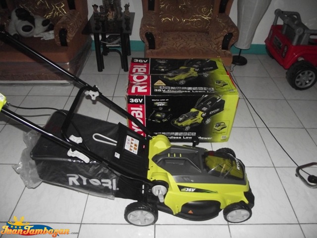 lawnmower 36v ryobi brandnew