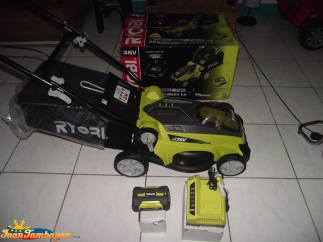 lawnmower 36v ryobi brandnew
