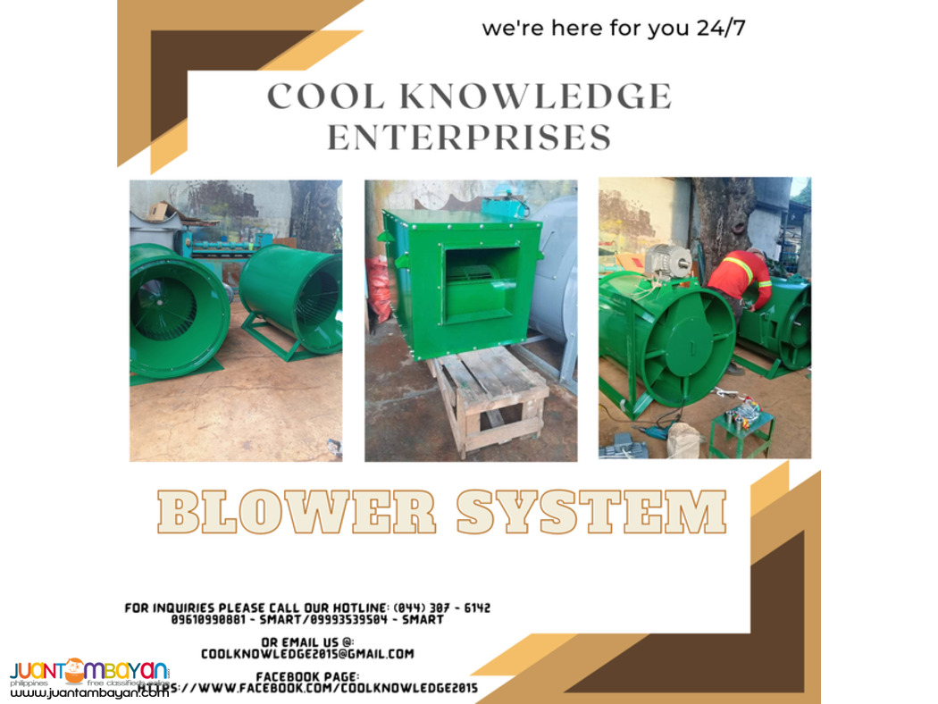 FRESH AIR BLOWER SYSTEM [ SERVICES,SUPPLY AND INSTALLATION ] 