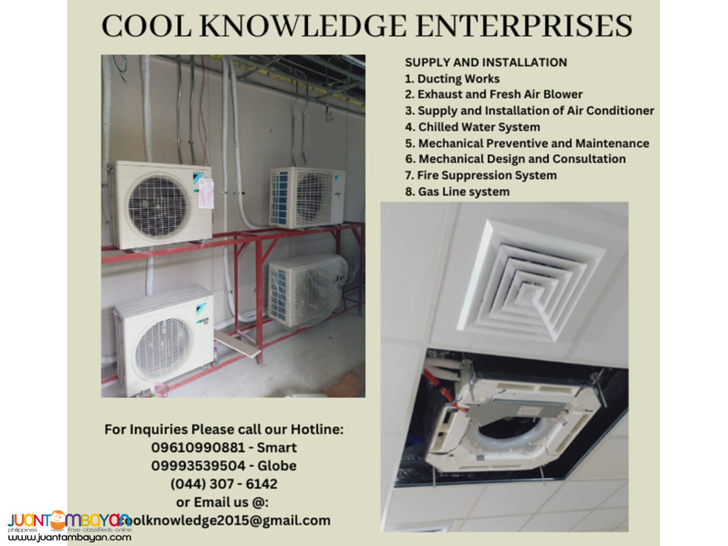 SUPPLY AND INSTALLATION OF CHILLED WATER SYSTEM -- BULACAN