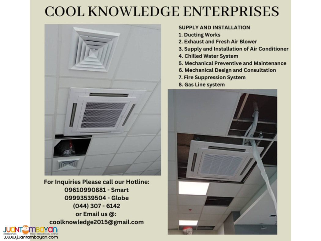 SUPPLY AND INSTALLATION OF CHILLED WATER SYSTEM -- BULACAN