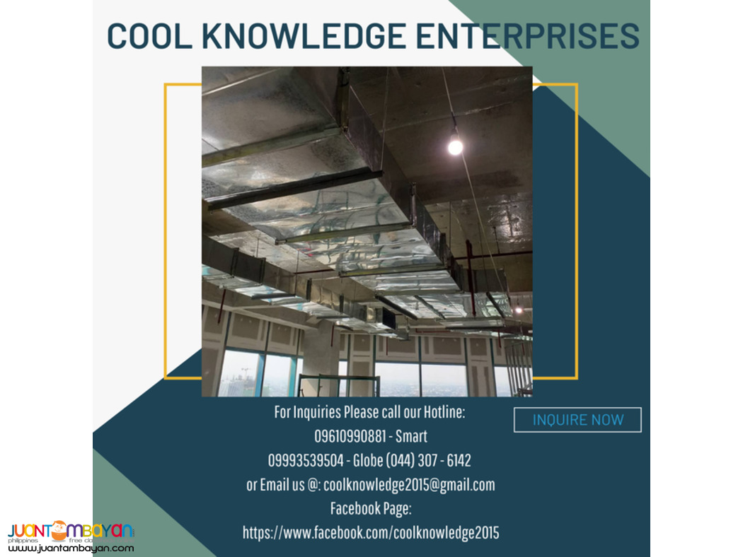 {DUCTING WORKS} SUPPLY & INSTALL -- BULACAN