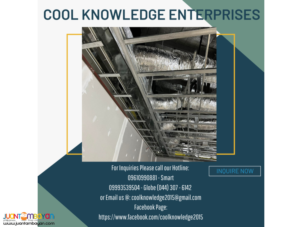 {DUCTING WORKS} SUPPLY & INSTALL -- BULACAN