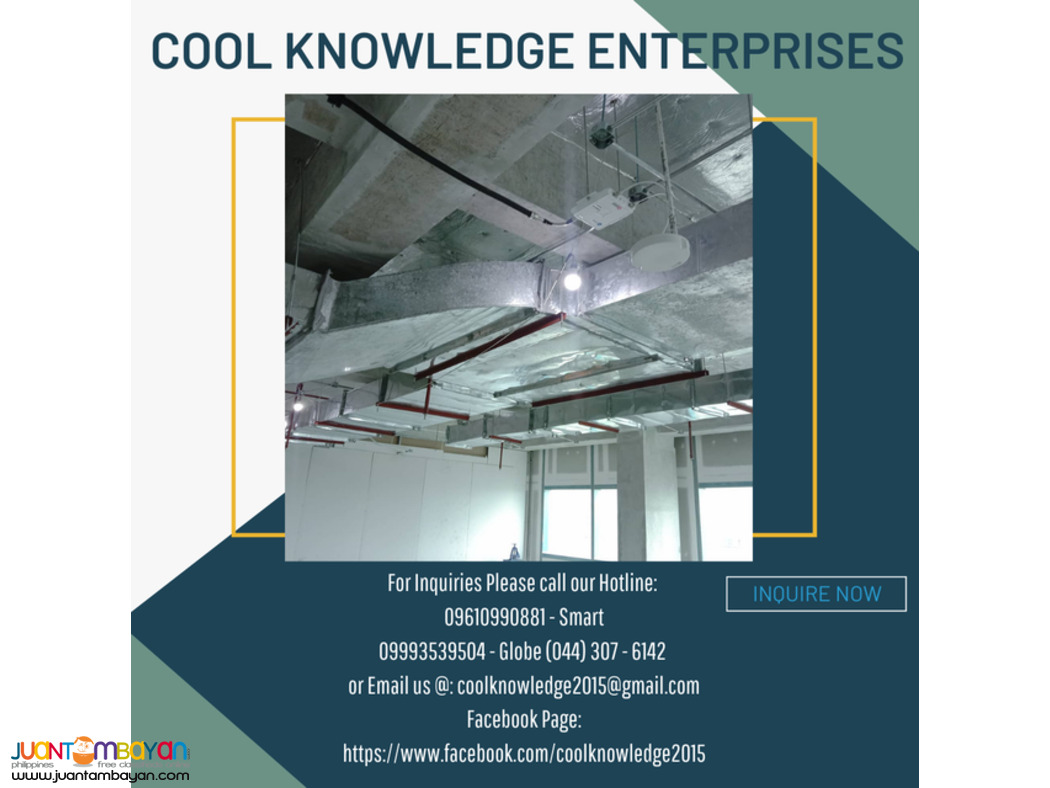 {DUCTING WORKS} SUPPLY & INSTALL -- BULACAN