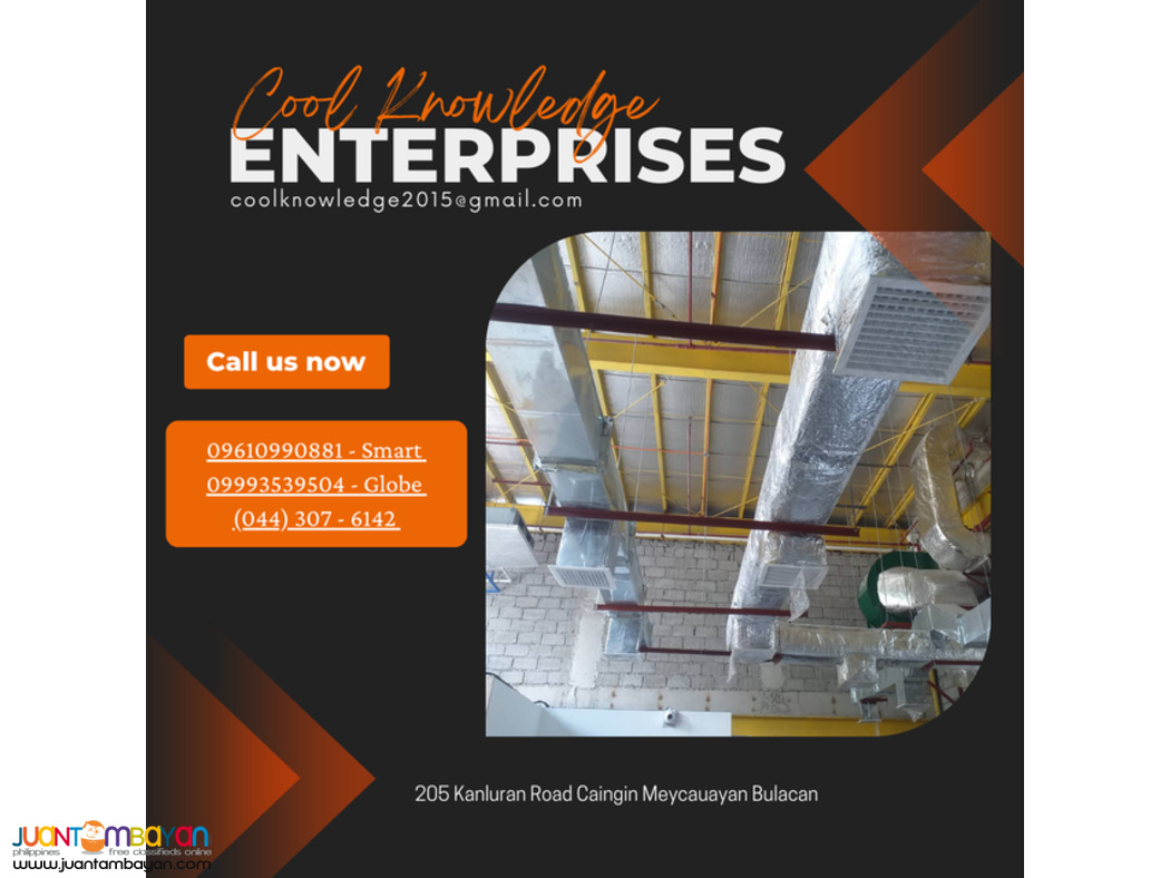 WE FABRICATE,SERVICES AND INSTALL OF DUCTING WORKS