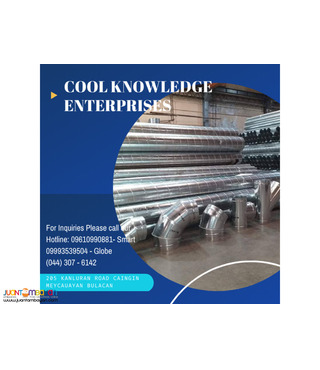 WE SUPPL AND INSTALL OF SPIRAL DUCTING