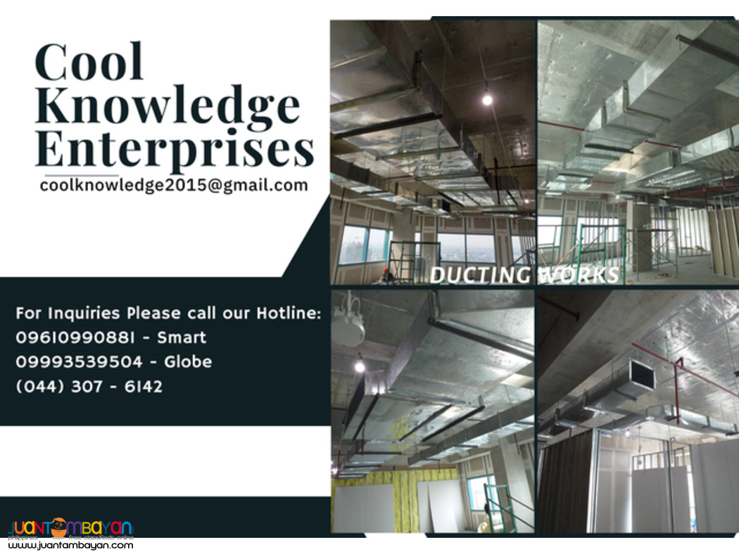 WE INSTALL OF DUCTING WORKS