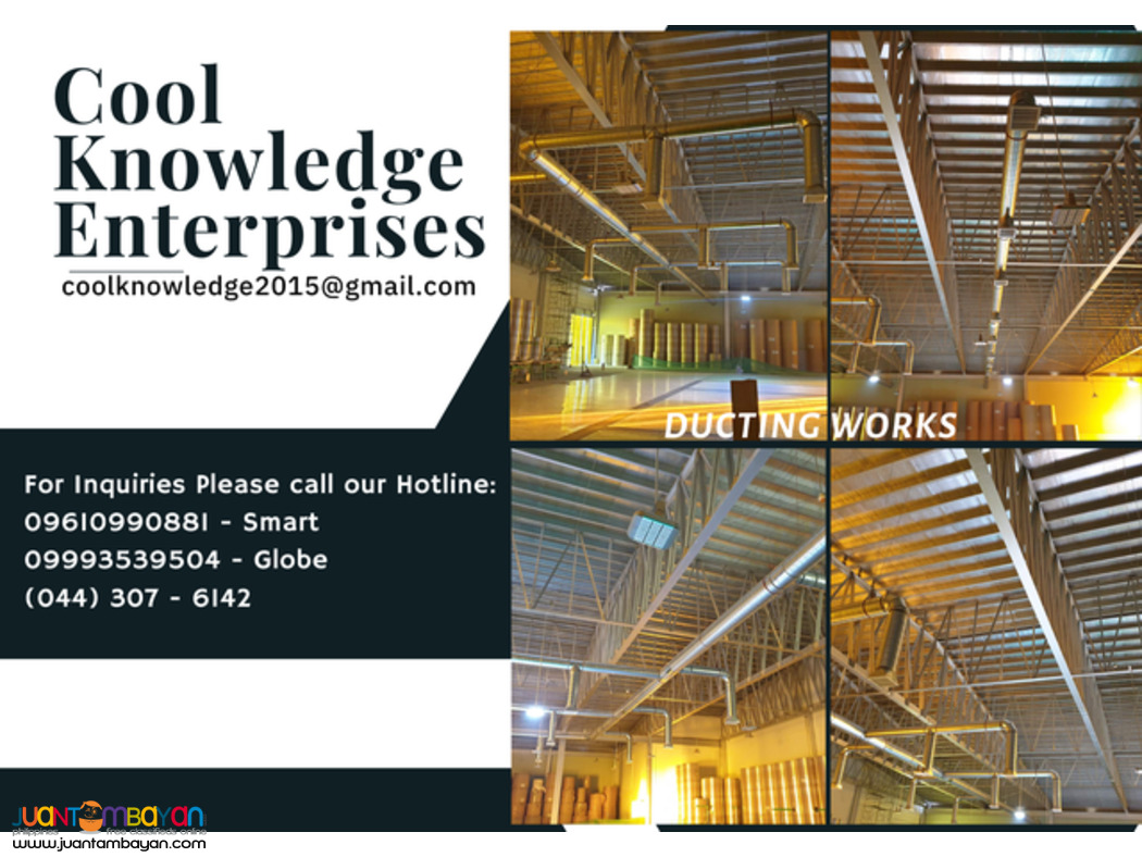 WE INSTALL OF DUCTING WORKS