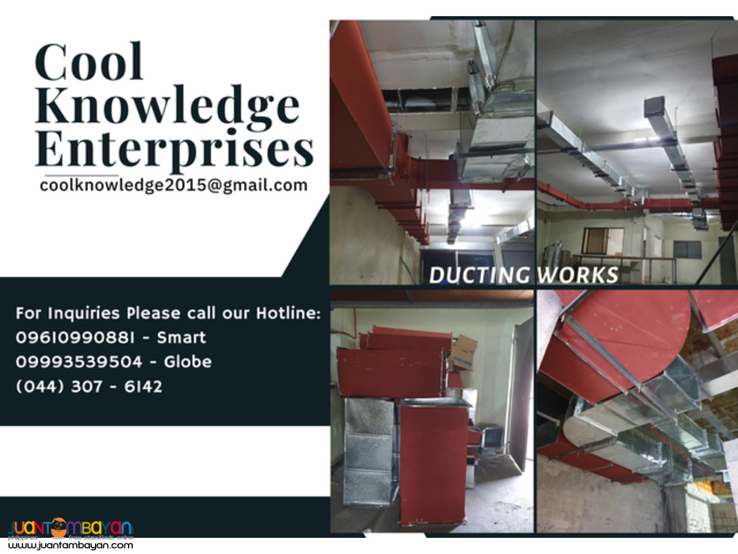 WE INSTALL OF DUCTING WORKS